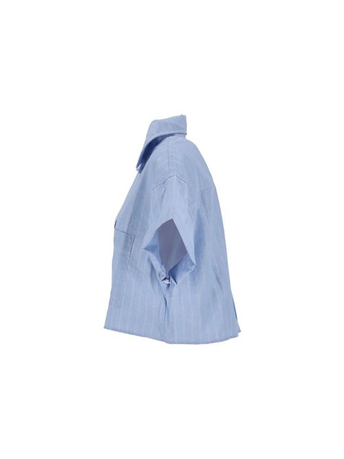 camicia DISCLAIMER | 26EDS55621CELESTE LUREX
